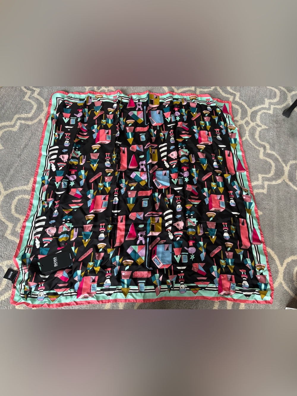 Boss x Jeremyville Limited Edition Silk Scarf